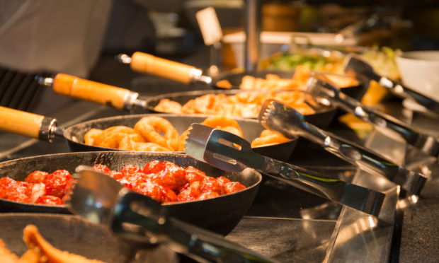 Chinese counter dishes